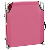 thumbnail of Helloshop26 - Tumbona plegable tumbona cama de jardín mobiliario de terraza con toldo de aluminio rosa 02_0012831