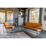 thumbnail of KAWOLA Sessel ARLY Polstersessel Bezug Velvet cognac