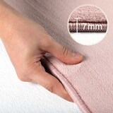thumbnail of Teppich Schlafzimmer Unifarben Elegant Waschbar Wohnzimmer Esszimmer Pflegeleicht Rosa 200x290 cm OEKO-TEX – LECH von Kadima Design