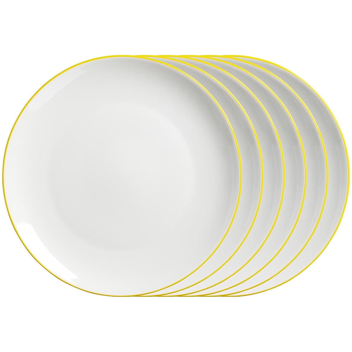 Ritzenhoff & Breker Adela Speiseteller ø 26,5 cm 6er Set - gelb