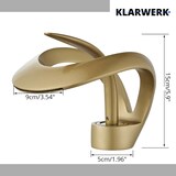 thumbnail of NAVIS | Design Waterval Kraan Badkamer Titanium Grijs Badkamer Kraan|Elegante premium roestvrijstalen voor spoelbakken|Hotelmengkraan 2 aansluitingen