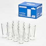 thumbnail of Van Well Shotglazen "Ideal" 2 + 4 cl, Witrand Doos met 12 stuks