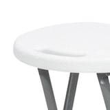 thumbnail of Taburete Plegable Alto Blanco 30x76cm 7house