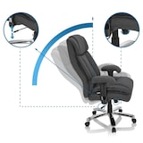 thumbnail of Schwerlaststuhl / Bürostuhl BUILDER XXL I Stoff dunkelgrau hjh OFFICE