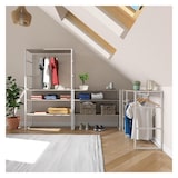 thumbnail of Lot de 4 portants vêtements KADRA sous combles modulables 400x85cm