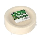thumbnail of 50 Teller, Agrarreste "pure" rund Ø 18 cm weiss