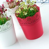 thumbnail of Prosperplast - LACE bloempot - 13,5x13,5x15,5cm in antracietkleur