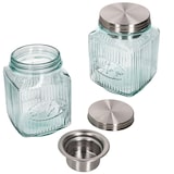 thumbnail of 2er Set Salad to go Vorratsglas 11,5x11,5 125cl