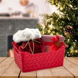 thumbnail of Plastic Forte Nature - Cesta Ordenación Rectangular 6L Ideal Navidad. Granate