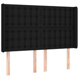 thumbnail of vidaXL Kopfteil mit Ohren Schwarz 147x16x118/128 cm Stoff