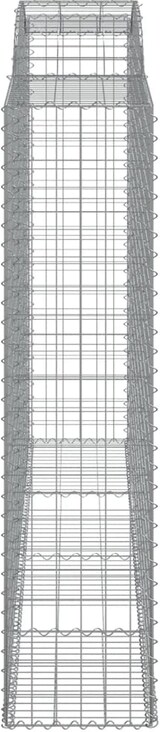 thumbnail of vidaXL Gabionen mit Hochbogen 7 Stk. 300x50x200/220cm Verzinktes Eisen
