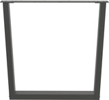 thumbnail of vidaXL Esstisch Beine V-Form 2 Stück Anthrazit 80x(72-73,3) cm Stahl