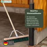 thumbnail of Straßenbesen 100cm Breit mit speziellem Stielstabilisator und Stiel 140cm Lang BawiMix Borsten Mix Besen Kehrbesen