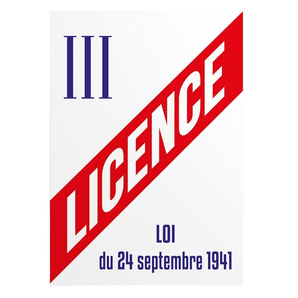 Panneau de Licence 3 / III