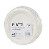 thumbnail of Bio Teller, Einweg-Partyteller Menüteller, rund, "EASY" Verpackung -,  Zuckerrohr Ø 170 mm  1000 Stück