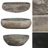 thumbnail of vidaXL Waschbecken Flussstein Oval (45-53)x(34-41) cm