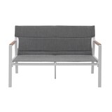 thumbnail of Witte aluminium 4-zits tuinset