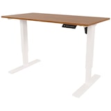 thumbnail of Bisley E-StarterTech elektrisch höhenverstellbarer Schreibtisch 140x80 cm in walnuss - Elektrischer Tisch höhenverstellbar mit Memory-Funktion