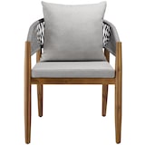 thumbnail of tectake Tuinstoel Manacor, ropedesign - greige, Set van 6 - 406183