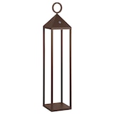 thumbnail of Moderna linterna LED Pic Nic 2,2W IP54 recargable y regulable h. Corten de 67 cm