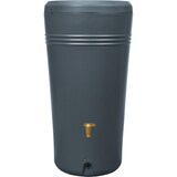 thumbnail of Azura decoratieve regenwatertank van gerecycled kunststof in grafietgrijs, inhoud 230 l, incl. plantenbak