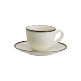 thumbnail of Avet Juego de 6 tazas de café con plato de 110ml, MWEMPURIES-41.