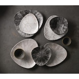 thumbnail of 12 x bord driehoekig 26,5cm STUDIO PRINTS KINTS. grijs