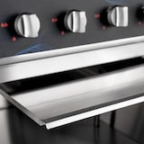 thumbnail of Fogão a gás profissional, 4 bocas, chama piloto, com base aberta, aço inoxidável AISI 304, 85 x 70 x 70 cm, 28,8 kW EASYLINE 11475 Vaiotec