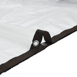 thumbnail of vidaXL Doorzichtig zeildoek met zeilringen 3x10 m polyethyleen