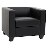 thumbnail of Loungestoel Lille ~ kunstleer, zwart