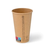 thumbnail of BIOZOYG Pappbecher 50 Stück 400 ml / 16 oz, Ø 90 mm, braun - Becher für Heißgetränke - Kaffeebecher to go Einwegbecher, Alternative zu Styroporbecher