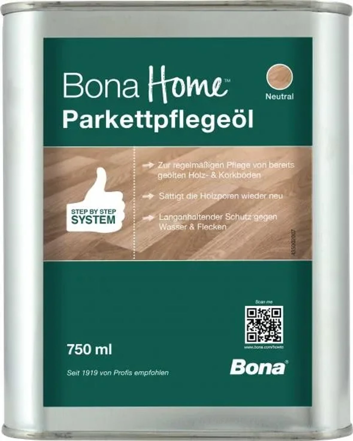 BONA Home Parkettpflegeöl 750 ml neutral