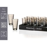 thumbnail of Ritzenhoff & Breker Favo Longdrinkglas 400 ml braun 12er Set