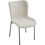thumbnail of tectake Chaise rembourrée avec un tissu robuste ergonomique noir/blanc - 405218