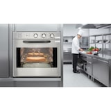 thumbnail of METRO Professional Forno a convezione GCO2001, acciaio inox, 59x70.5x59 cm, 2200 W, 4 tipi di cottura, funzione grill, timer, luce interna, argento