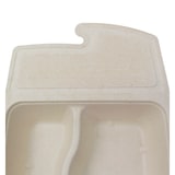 thumbnail of bepulp Boîte rectangle 2 compartiments Delivery pulpe naturel 800 ml x 50