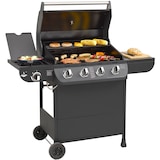 thumbnail of El Fuego Gasgrill Columbus  4+1 AY0563 schwarz mit Seitenbrenner