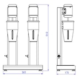 thumbnail of Machine à Milkshake Double - 2 Vitesses - Combisteel