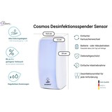 thumbnail of Desinfektionsspender SENSOR, berührungslos bis zu 1.000 Anwendungen je 1-Liter, blitzschneller Kartuschenwechsel, Blanc Cosmos