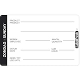 thumbnail of Labelfresh Etiquette HACCP 70 x 45 mm dimanche x 500