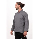 thumbnail of Chef Works® Kochjacke LANSING, Druckverschluss, Cool Vent, lite, Grau, Größe  3XL