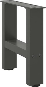 thumbnail of vidaXL Couchtischbeine Anthrazit 2 Stk. 30x(30-31) cm Stahl