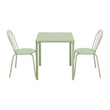thumbnail of Bolero Adeline Stahl Quadratischer Tisch 700mm Hellgrün