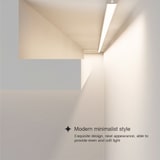 thumbnail of Kit profilo piatto in alluminio da 2m per strisce LED L2000x17.4x7mm