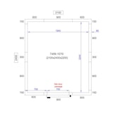 thumbnail of Chambre froide groupe négatif 2100x2400x2200 - Combisteel