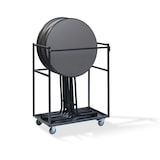 thumbnail of Stehtisch Transportwagen klein, Hammerschlag, 95x63x120cm (BxTxH), T90110