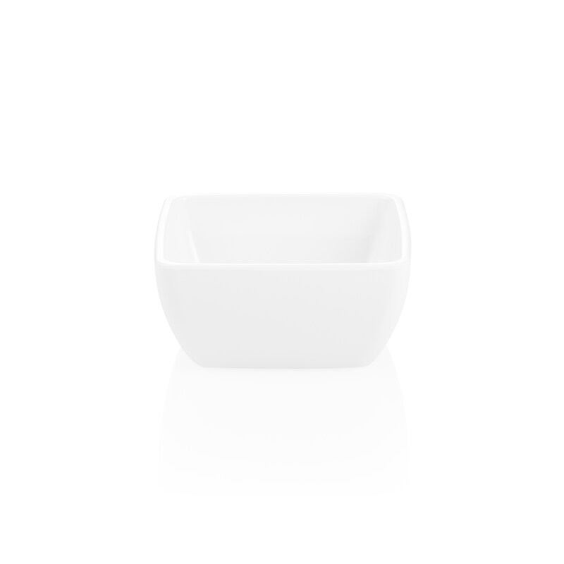 15x Schale Day & Night, 13 x 13 x 6 cm, weiß, Melamin, 500 ml