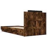 thumbnail of vidaXL Bettgestell mit Kopfteil Räuchereiche 90x200 cm Holzwerkstoff