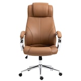 thumbnail of Silla de oficina Salford de cuero auténtico Marrón claro