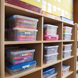 thumbnail of DYMO Cinta de escritura D1 original para etiquetadora, paquete económico de 10 unidades 12mm de ancho 7m de largo negro sobre blanco 2093097